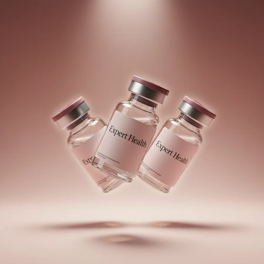 Expert Health peptide and hormone vials